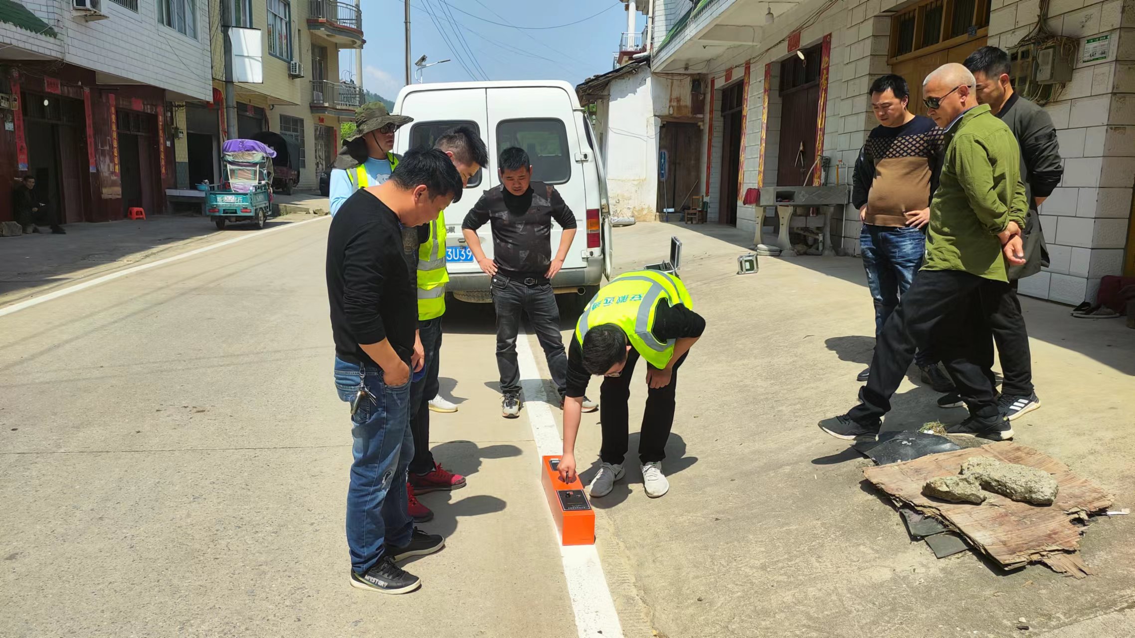 宿松S249項(xiàng)目現(xiàn)場(chǎng)檢測(cè)