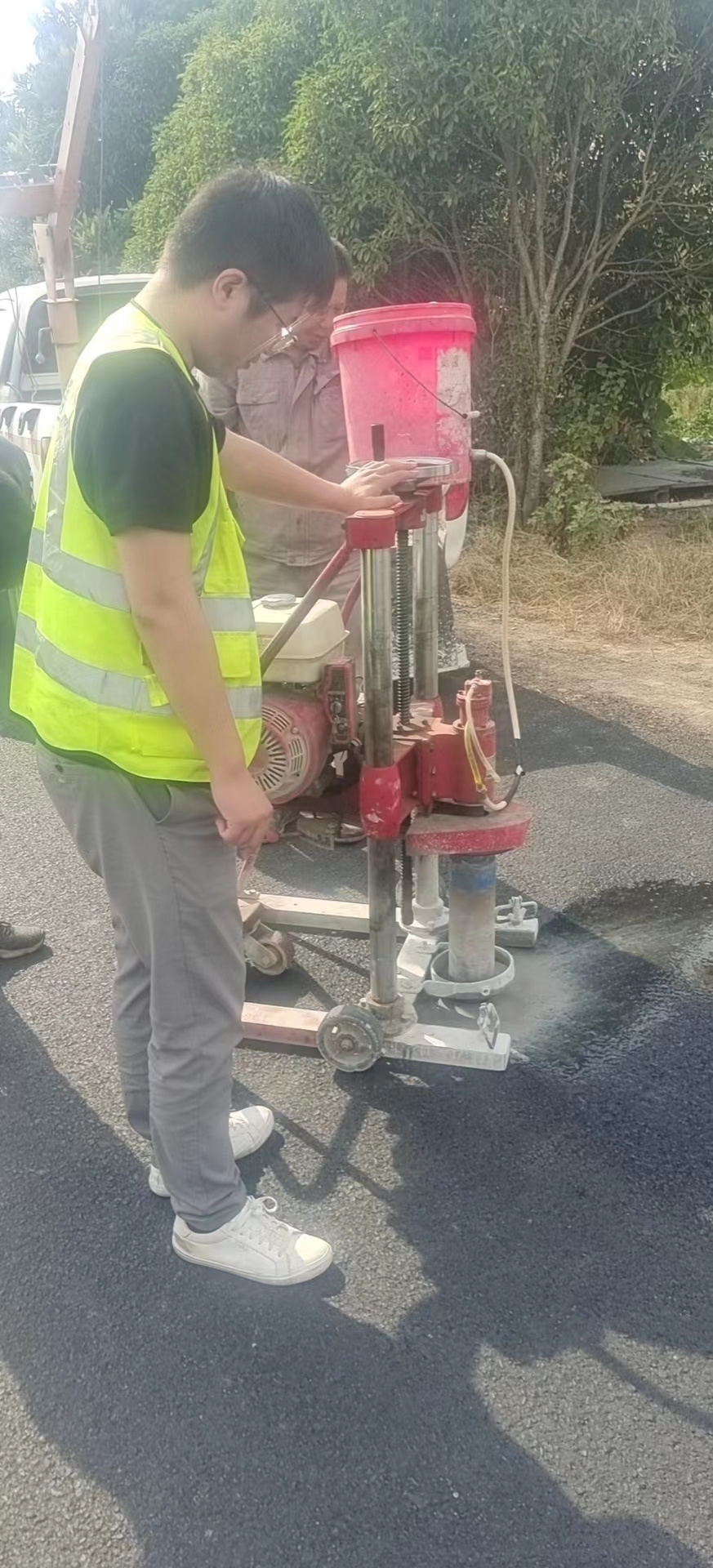 安慶市2022年農(nóng)村公路養(yǎng)護工程（X101龍百路、X102桐新路) 交（竣）工驗收質(zhì)量檢測